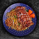 34. Gebratene Reisbandnudeln <sup>A,M</sup>/ Fried rice noddles