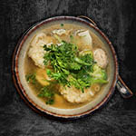 13. Wantan Suppe <sup>D,E</sup> | Wonton soup